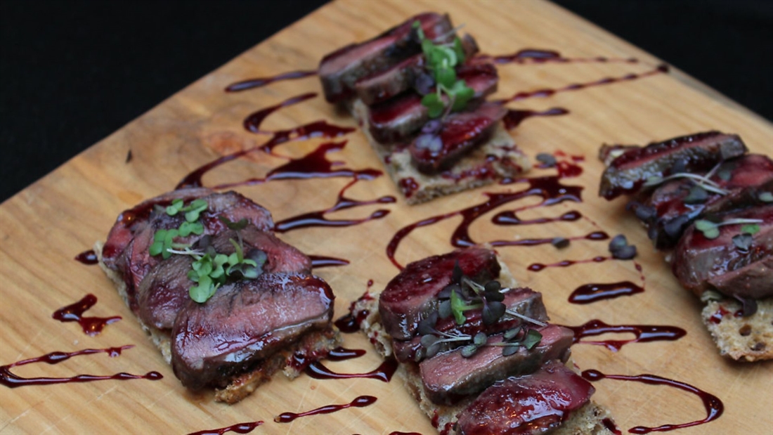 Recipe: Smoked pigeon with elderberry syrup