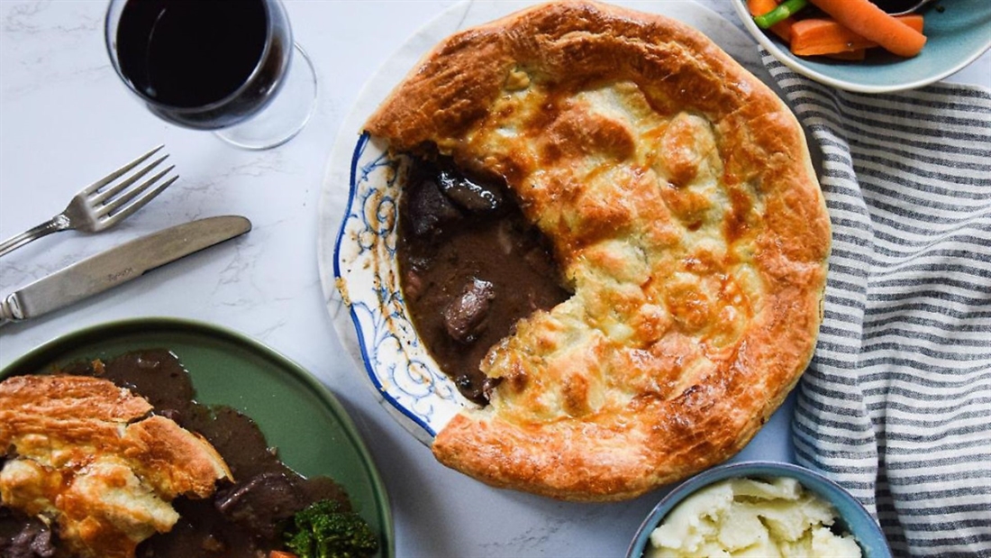 Recipe: Game pie with puff pastry lid