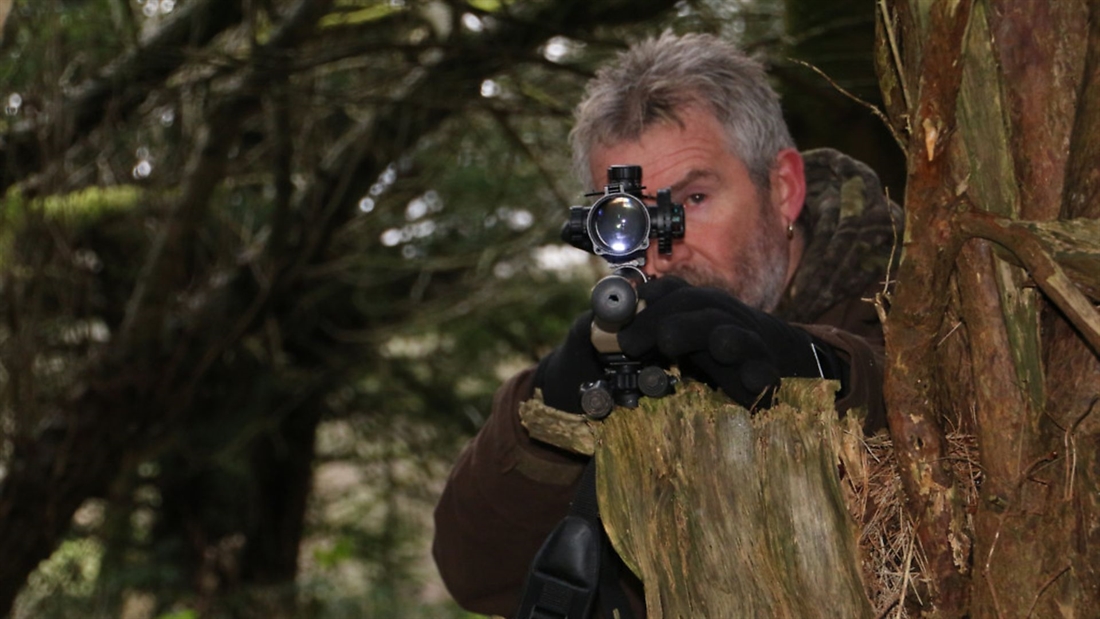 Red squirrel ranger: Mick Garvey fights the greys