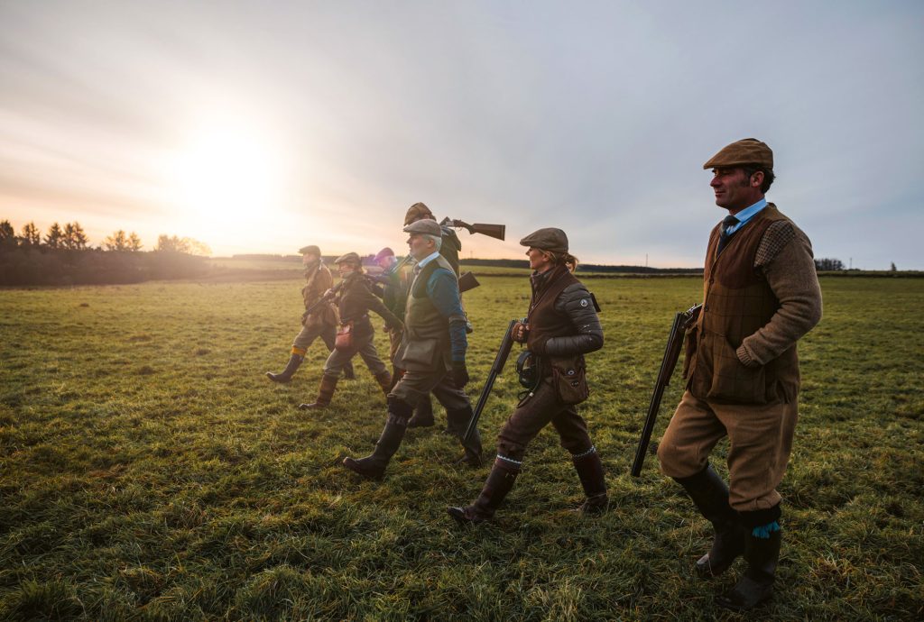 Mini driven shoot at Abercairny