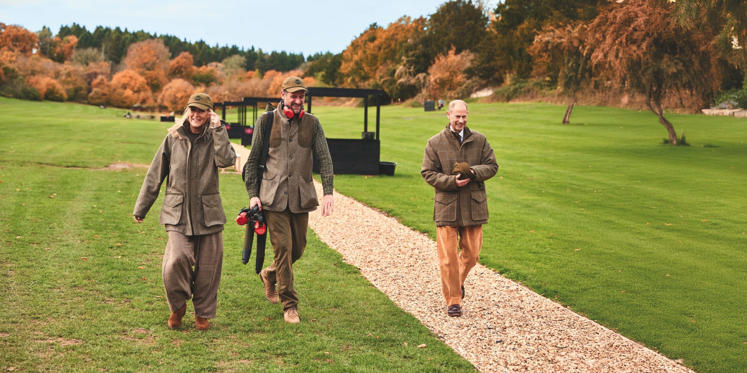 Royals break clays at Purdey&#8217;s reopening