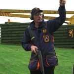 New chair for clay shooting instructor body
