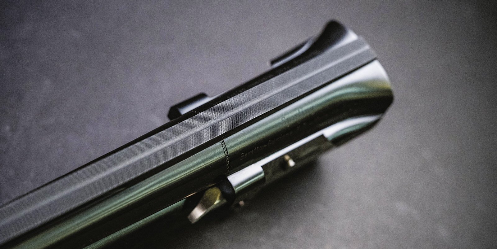 Beretta DT11 Supersport barrel and ventilated rib detail