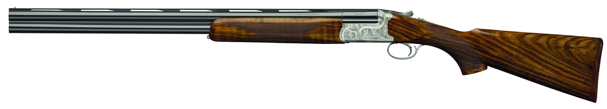 Caesar Guerini Avian barrel profile showing 10x8 ventilated top rib with tramline and steel bead